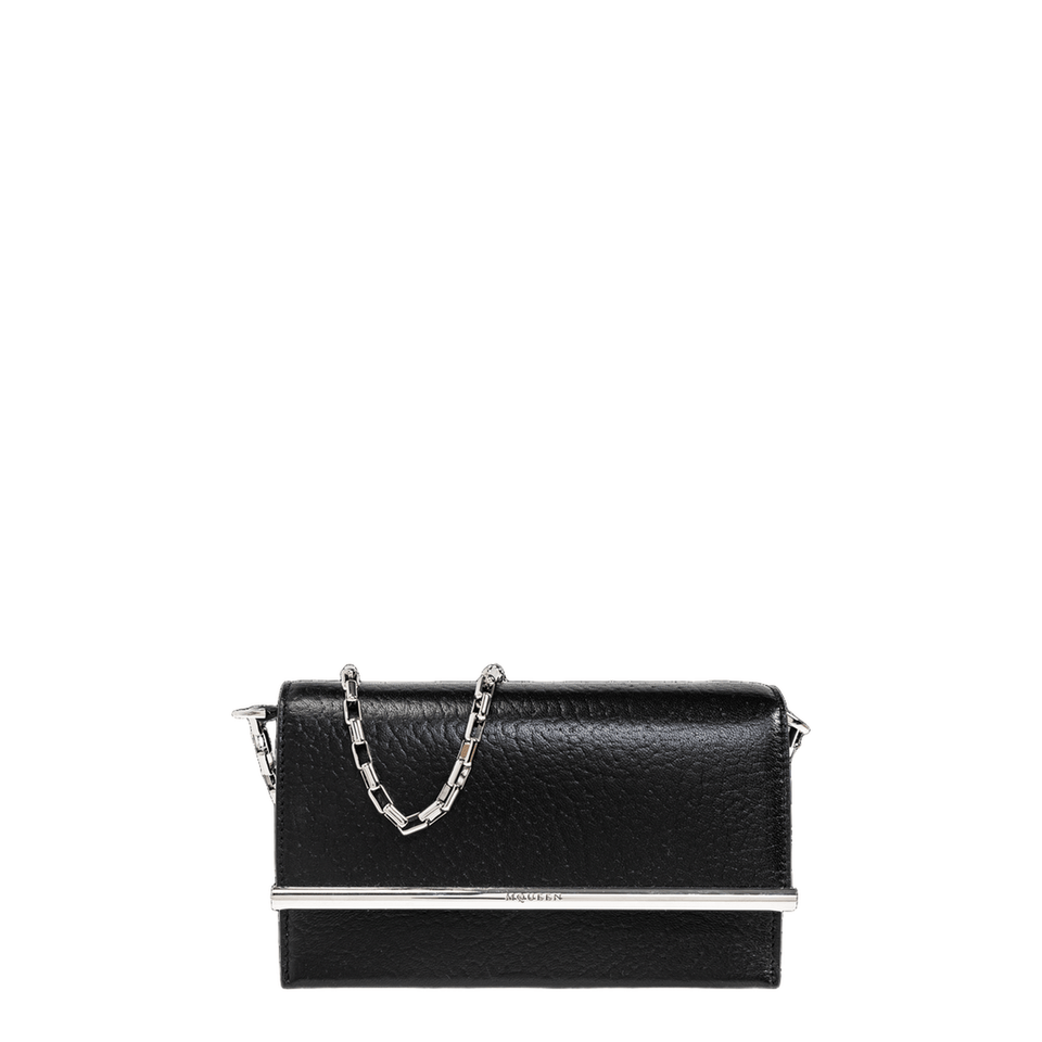 Mini Rectangular Cross-Bar Clutch Bag