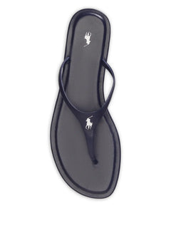 logo-debossed thong sandals