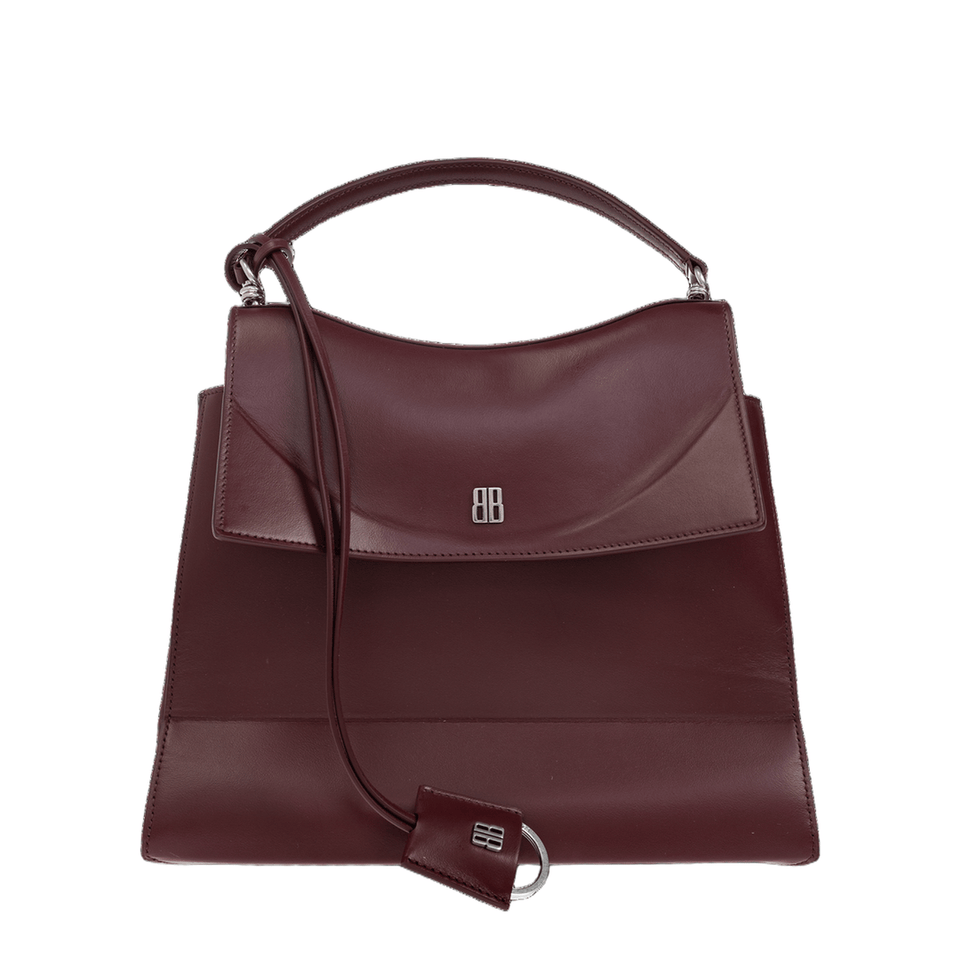 Nano Handbag Medium in Dark Burgundy