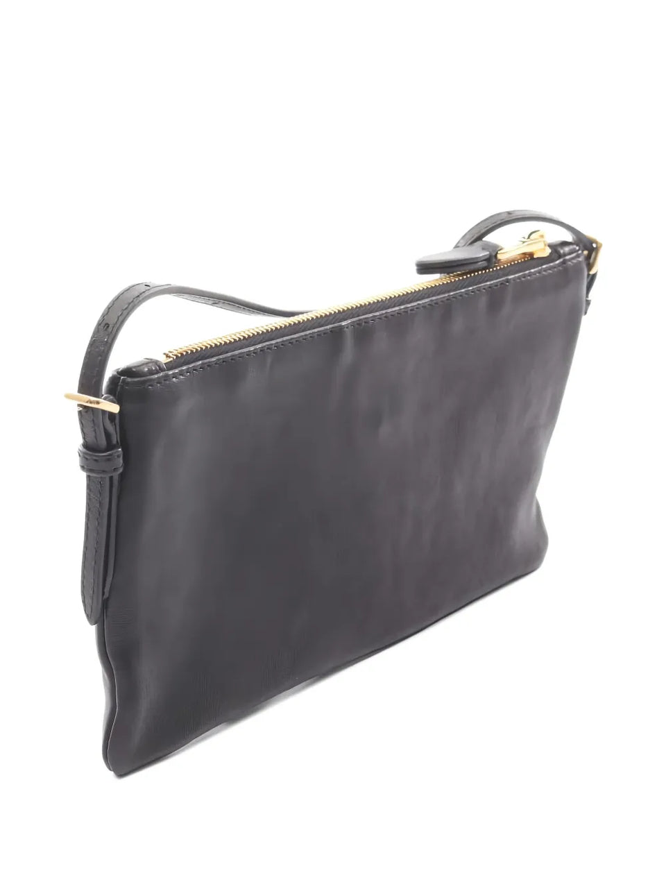 2020s embossed-leather shoulder bag