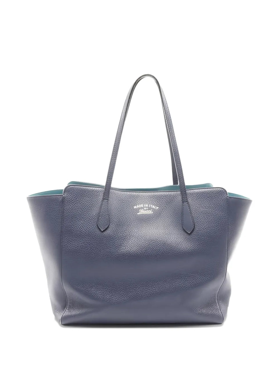 2000s swing leather tote bag