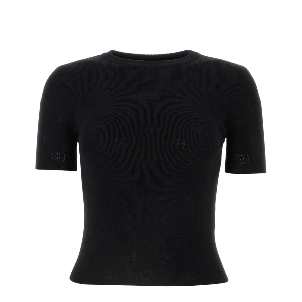 Open-Knit Wool Top