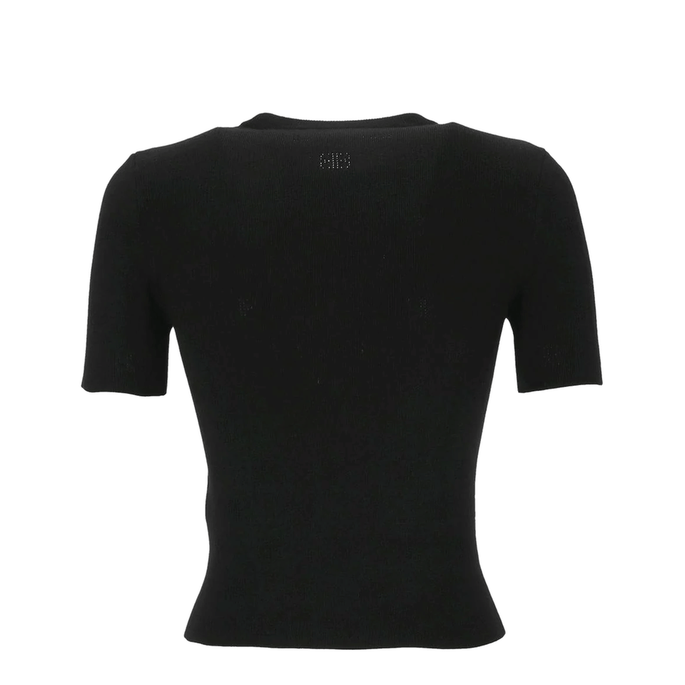 Open-Knit Wool Top