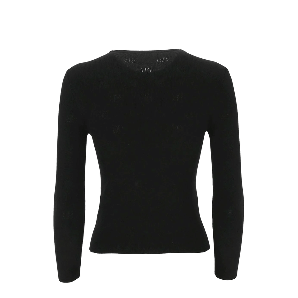 Open-Knit Wool Top