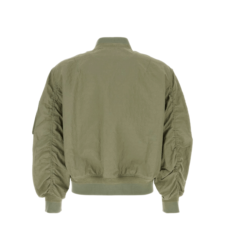 Bomber in Textured Monogram 72 Almond Green