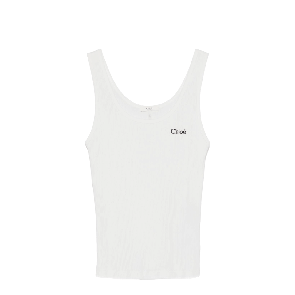 Logo Tank Top in Jersey