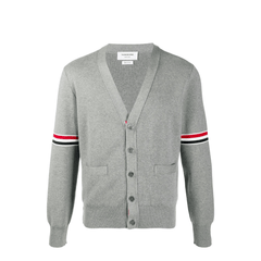 RWB Armband Cardigan - Light Grey