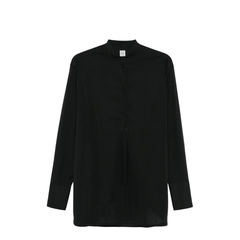 Stand Collar Organic Cotton Shirt