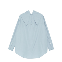 Sky Blue Cotton Oversized Shirt