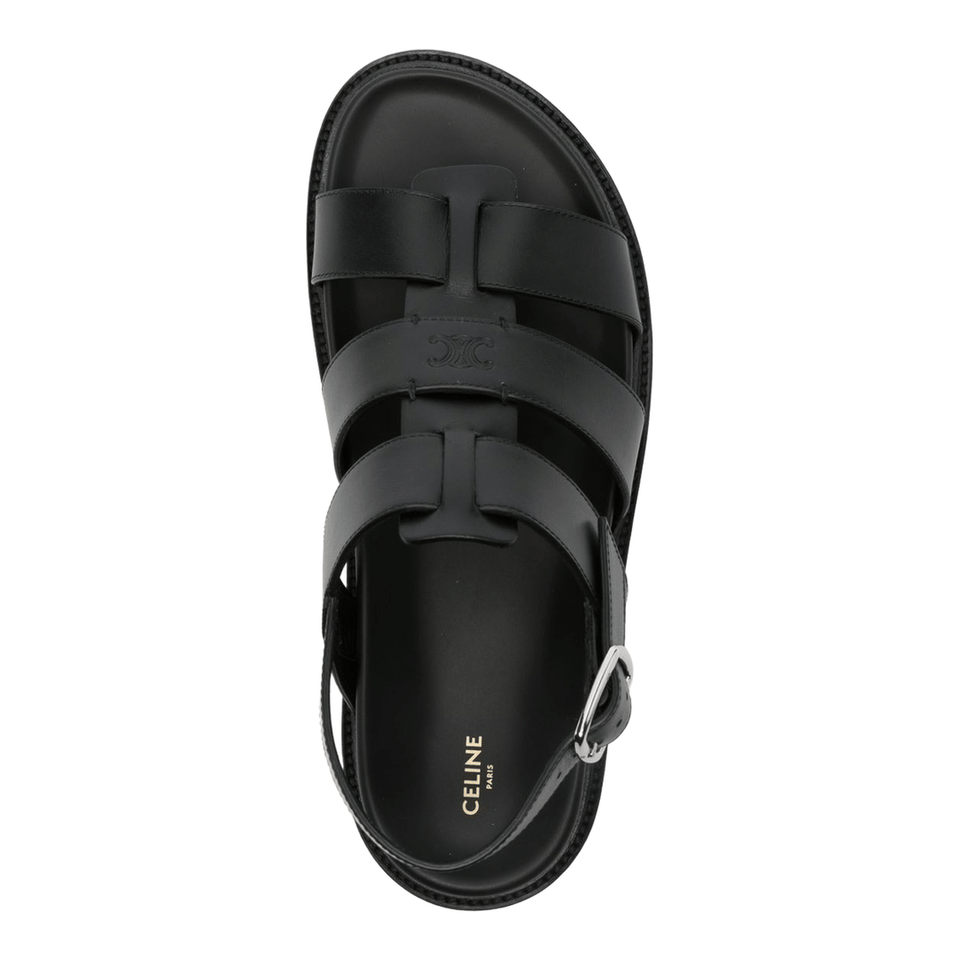 Cage Leather Sandals