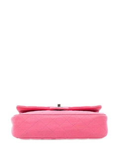 2014 Medium Classic Jersey Double Flap shoulder bag