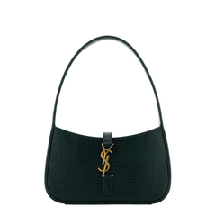 Lizard Mini Le 5 A 7 Shoulder Bag Leather Dark Green