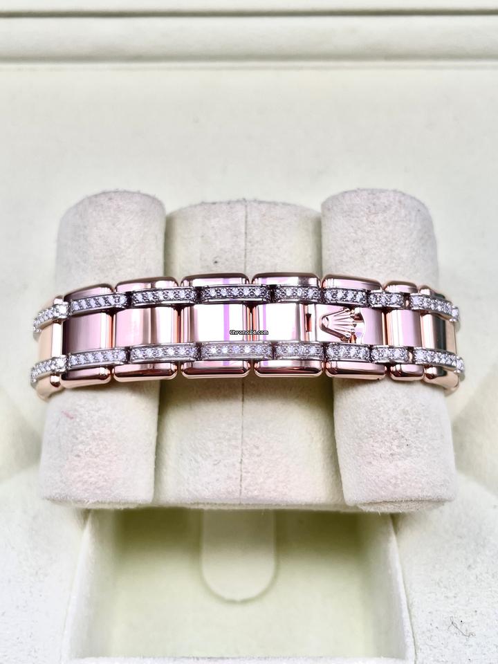 Rolex | Datejust | 81285 | Rose gold | 34 mm | Rose gold | Pink | Automatic