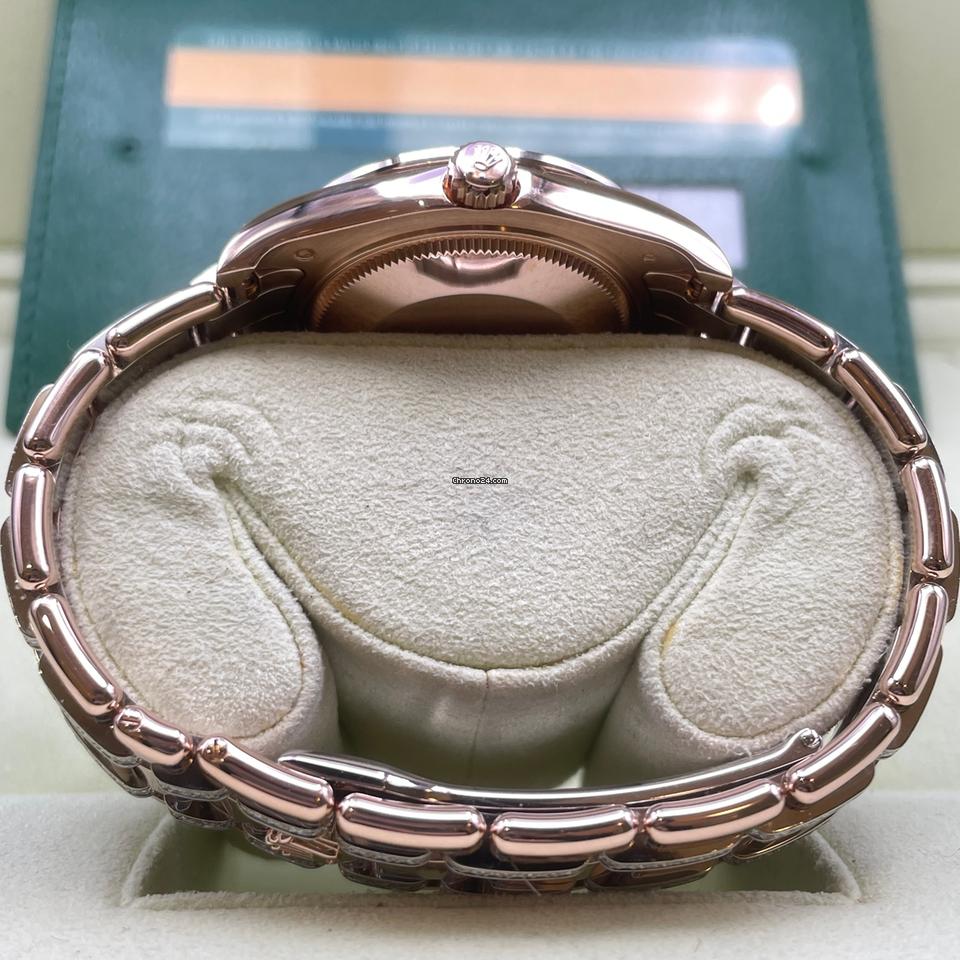 Rolex | Datejust | 81285 | Rose gold | 34 mm | Rose gold | Pink | Automatic