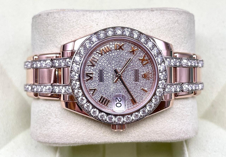Rolex | Datejust | 81285 | Rose gold | 34 mm | Rose gold | Pink | Automatic