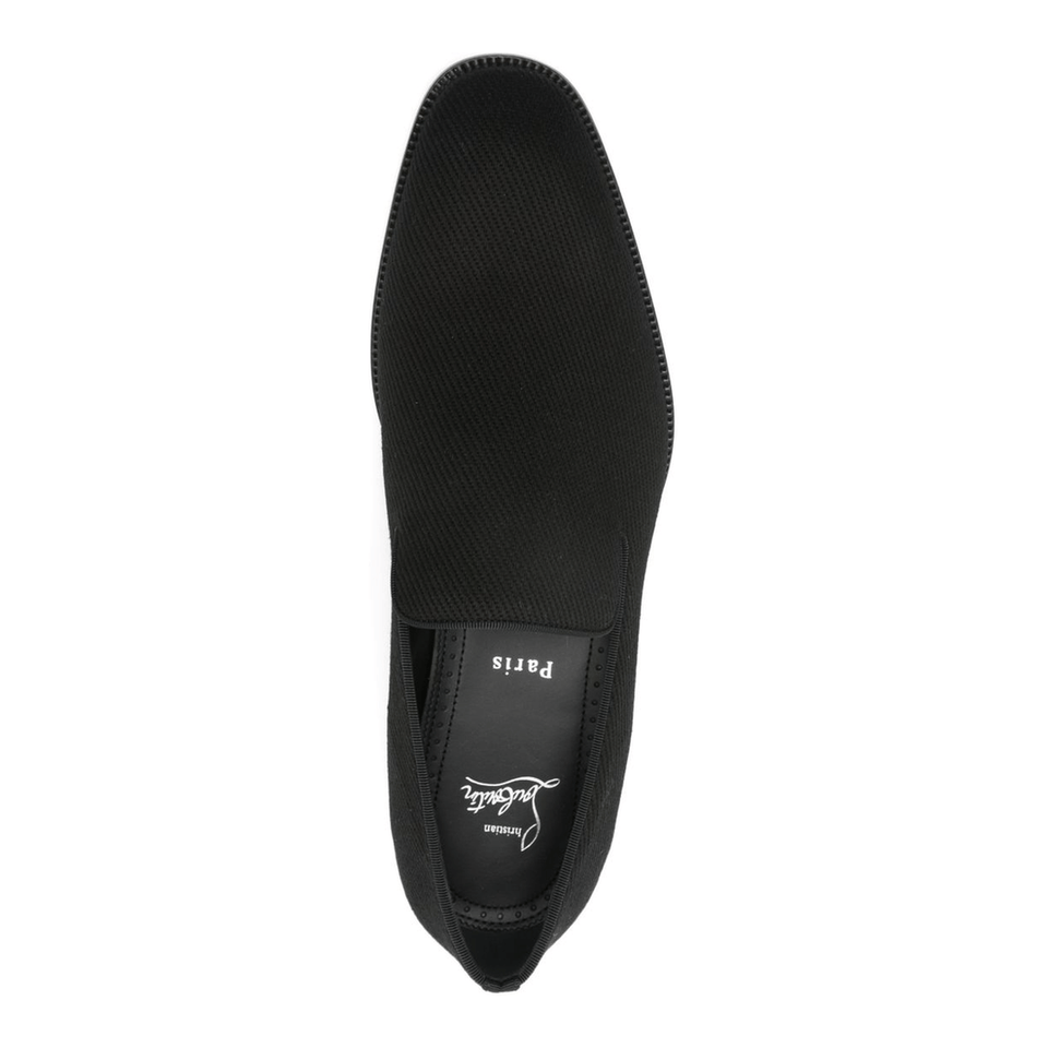 Danny Leather Loafers in Black