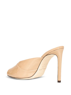 100mm Brigitte Mule heeled sandals