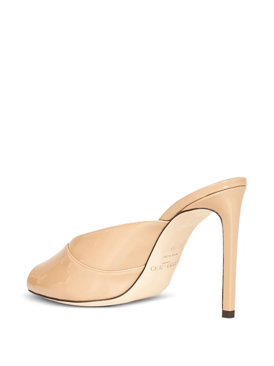 100mm Brigitte Mule heeled sandals