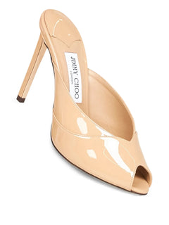 100mm Brigitte Mule heeled sandals