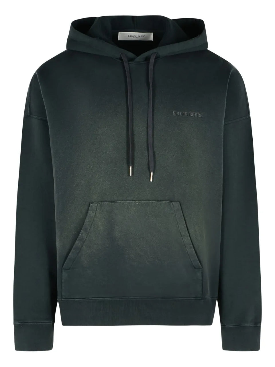 drawstring logo-embroidery Hoodie