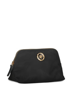 logo-plaque make-up bag