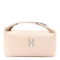 Hermes Canvas Small Bride - A - Brac Pouch Natural