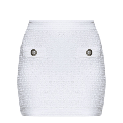 Shorts Tweed Skirt with Applications