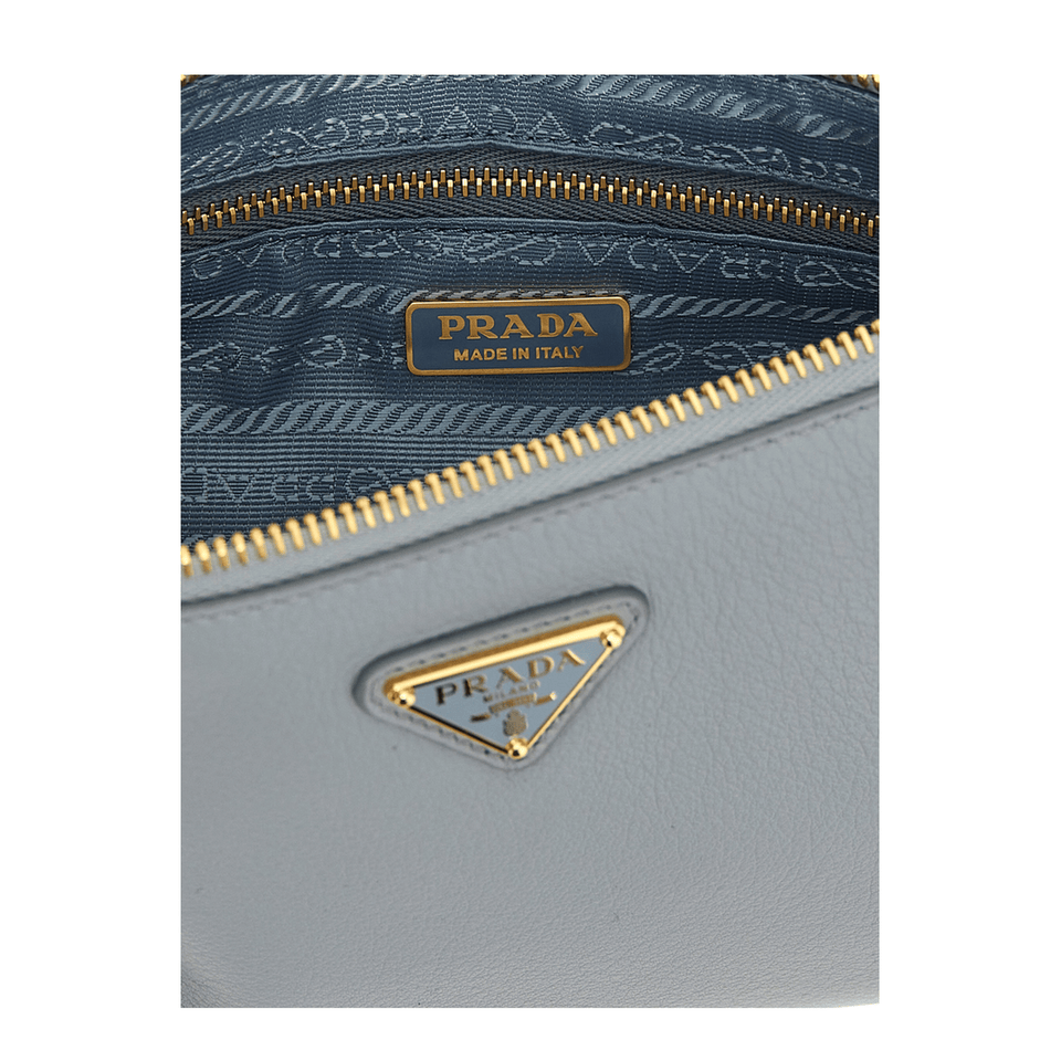 Leather Pouch Opaline