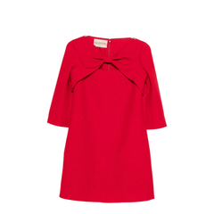 Wool And Silk Mini Dress