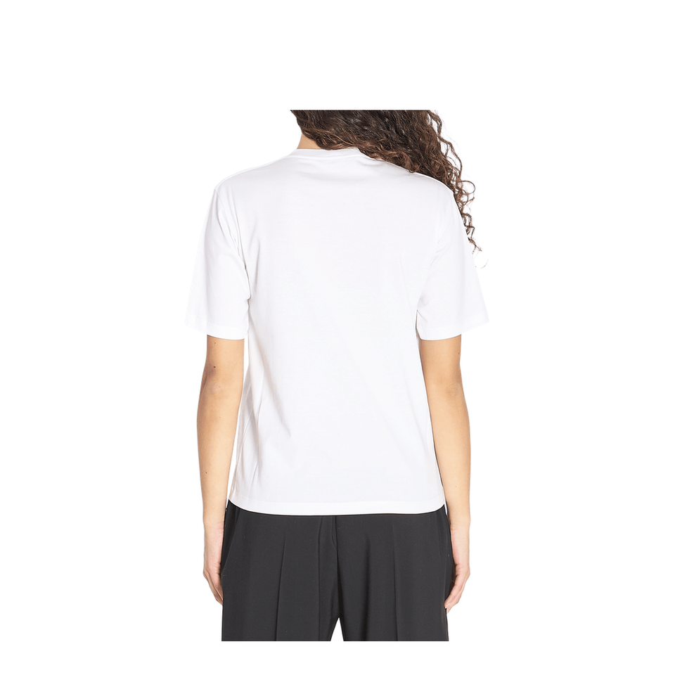 Cotton T-Shirt With Logo Print