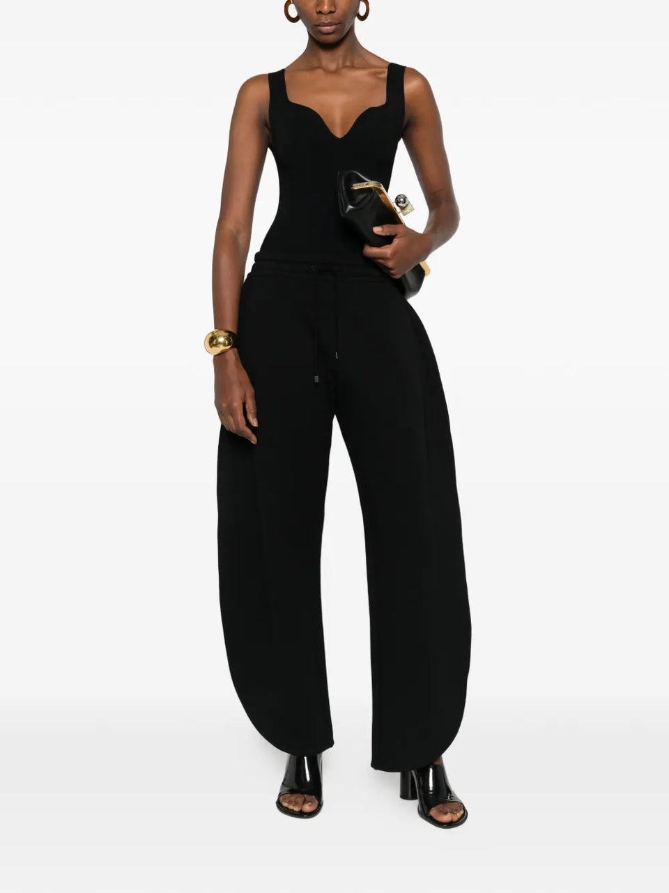 barrel-leg sweatpants