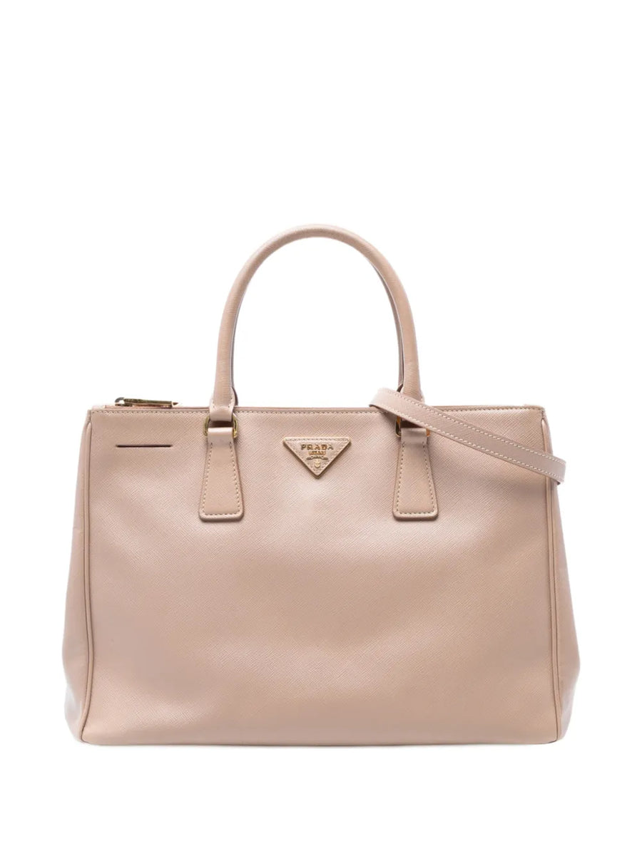 2000-2025 Medium Saffiano Lux Galleria Double Zip satchel