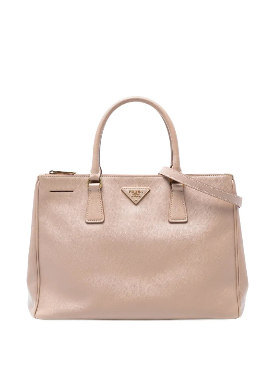 2000-2025 Medium Saffiano Lux Galleria Double Zip satchel