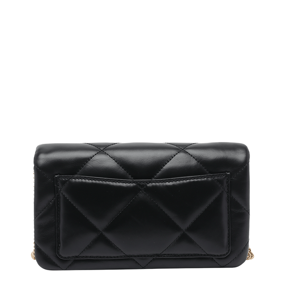 Kira Charm Diamond Quilt Chain Wallet Bag