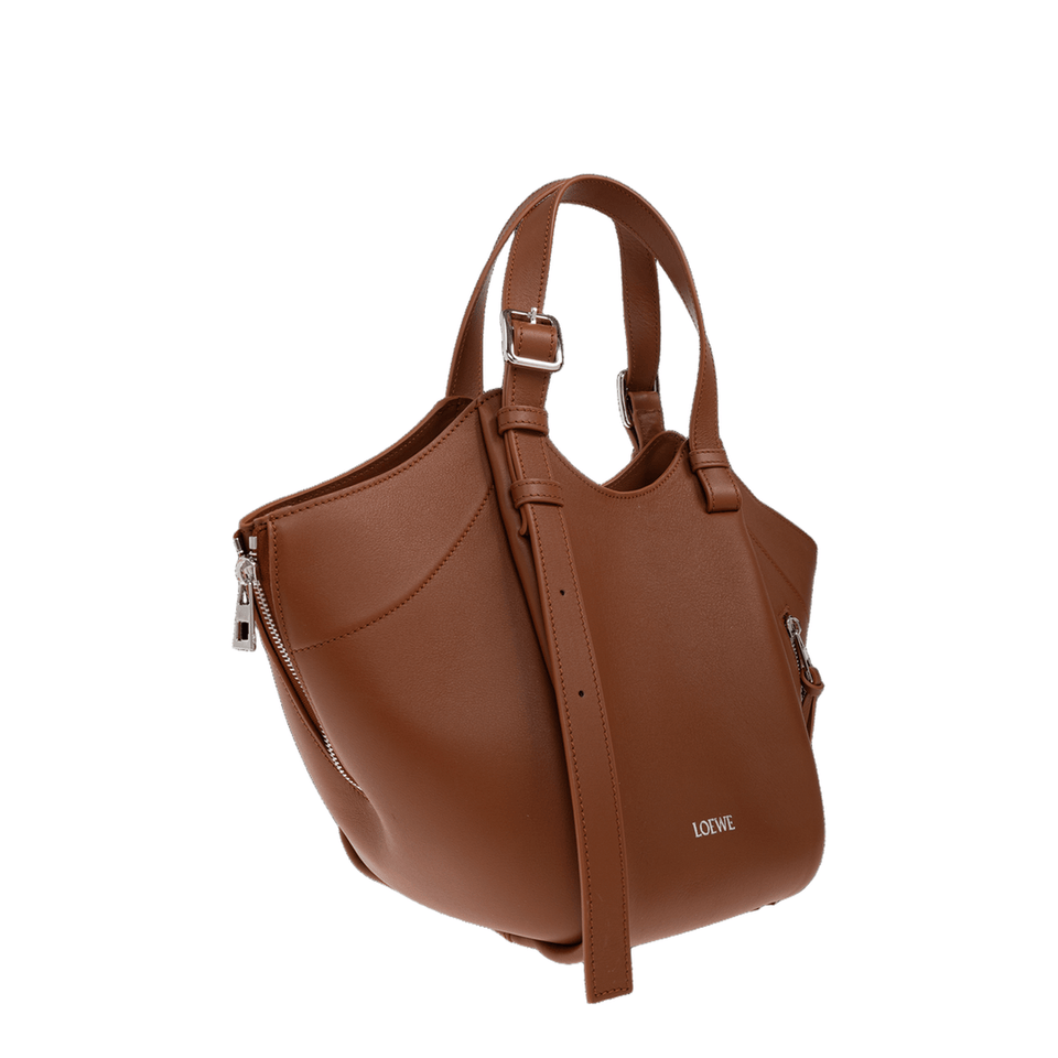Hammock Flip Medium Shoulder Bag - Brown