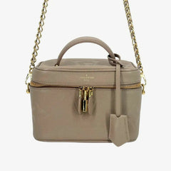 C553 - LOUIS VUITTON Gray Monogram Empreinte Vanity Bag