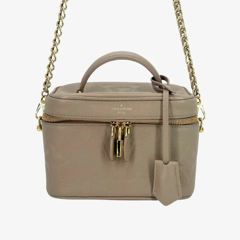 C553 - LOUIS VUITTON Gray Monogram Empreinte Vanity Bag
