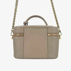 C553 - LOUIS VUITTON Gray Monogram Empreinte Vanity Bag