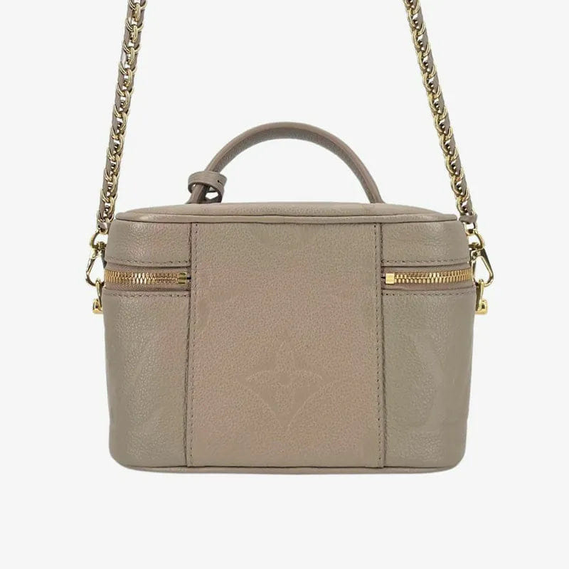C553 - LOUIS VUITTON Gray Monogram Empreinte Vanity Bag