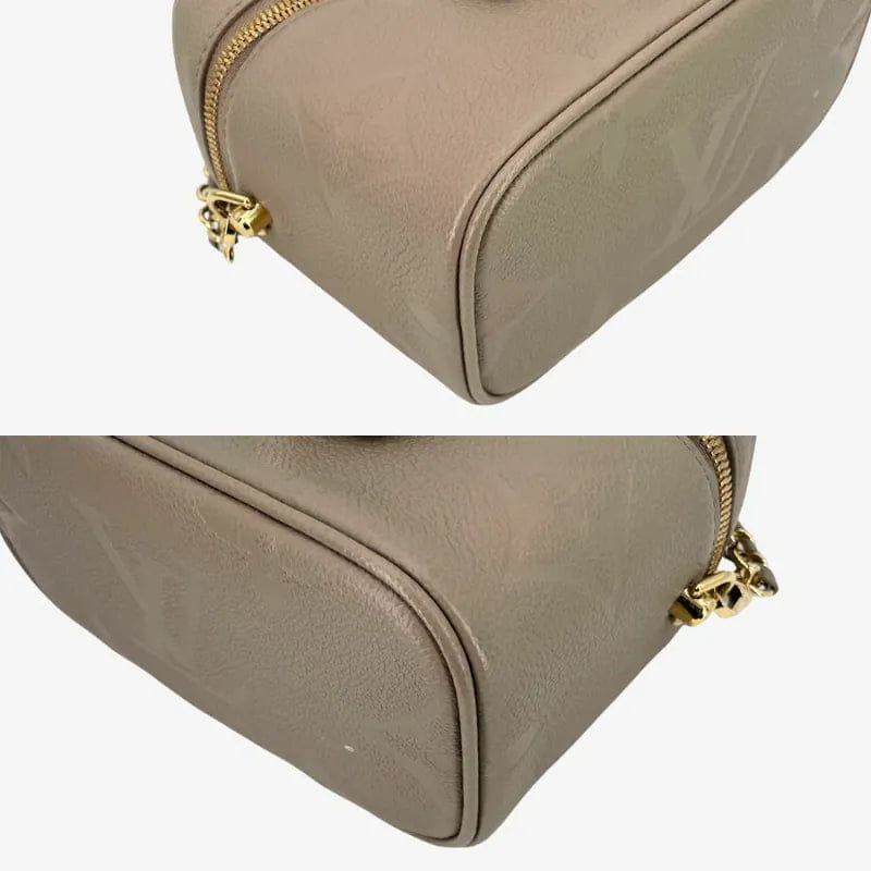 C553 - LOUIS VUITTON Gray Monogram Empreinte Vanity Bag