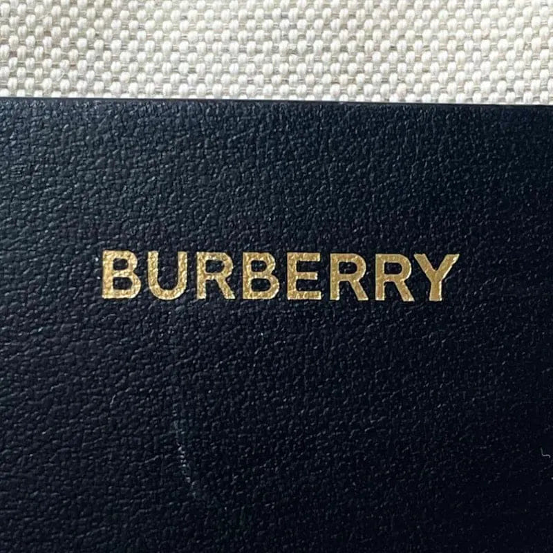 C550 - Burberry Gray Canvas Leather Small Freya Tote Bag