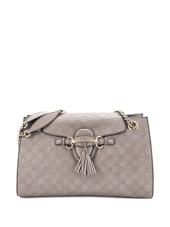 Emily Chain Flap Guccissima Leather Large shoulder bag