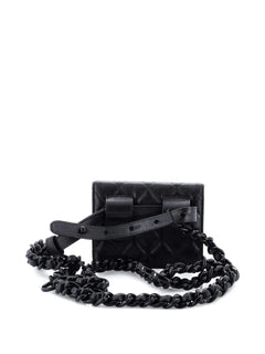 My Everything Flap Card Holder Quilted Caviar belt bag