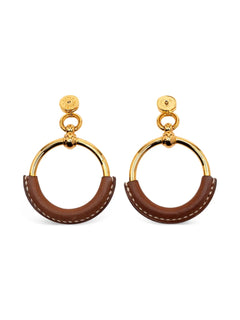 2021-2025 Gold Plated Barenia Loop Earrings costume earrings