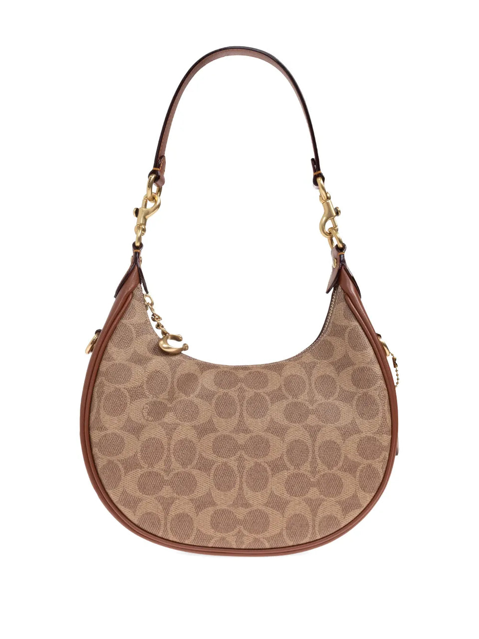 Joanie pattern charm tote bag