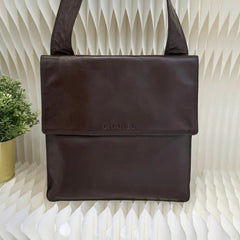 RA685 - CHAENL Vintage Brown Lambskin Shoulder Bag