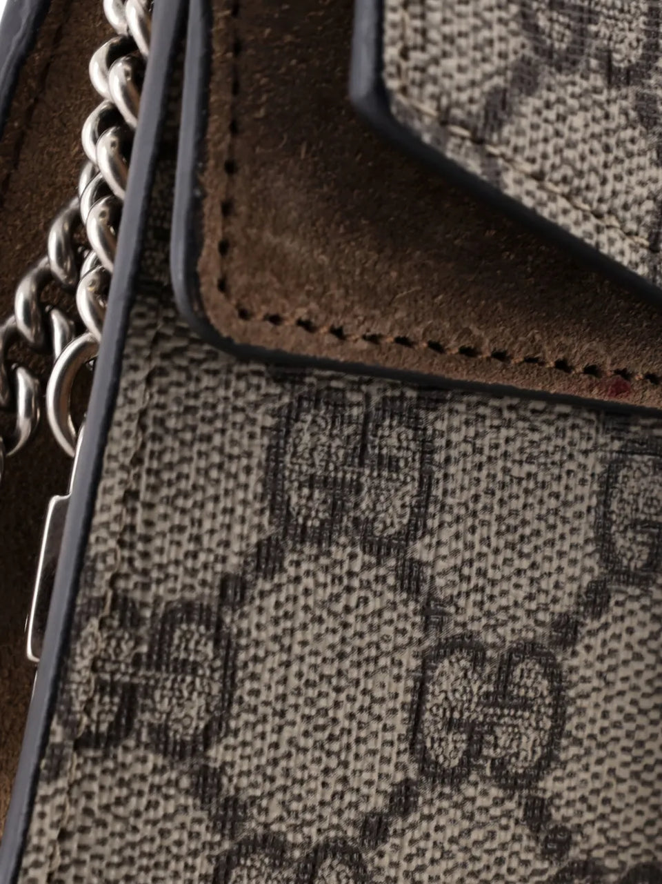 Dionysus Bag GG Coated Canvas Super Mini crossbody bag