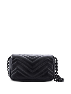 GG Marmont Flap Matelasse Leather belt bag