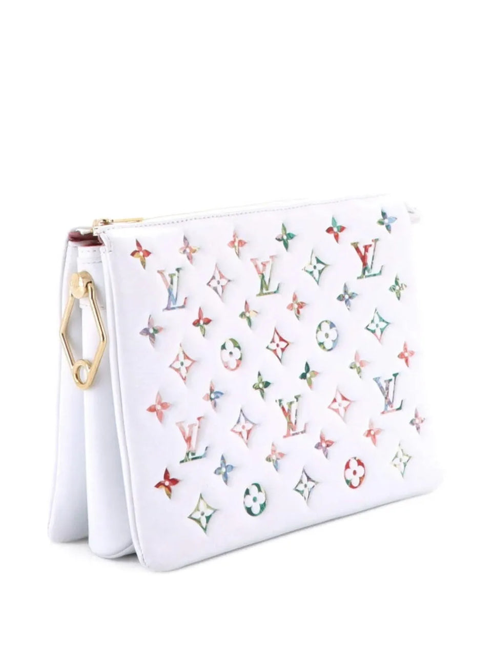Coussin Bag Monogram Flower Embossed Lambskin PM crossbody bag