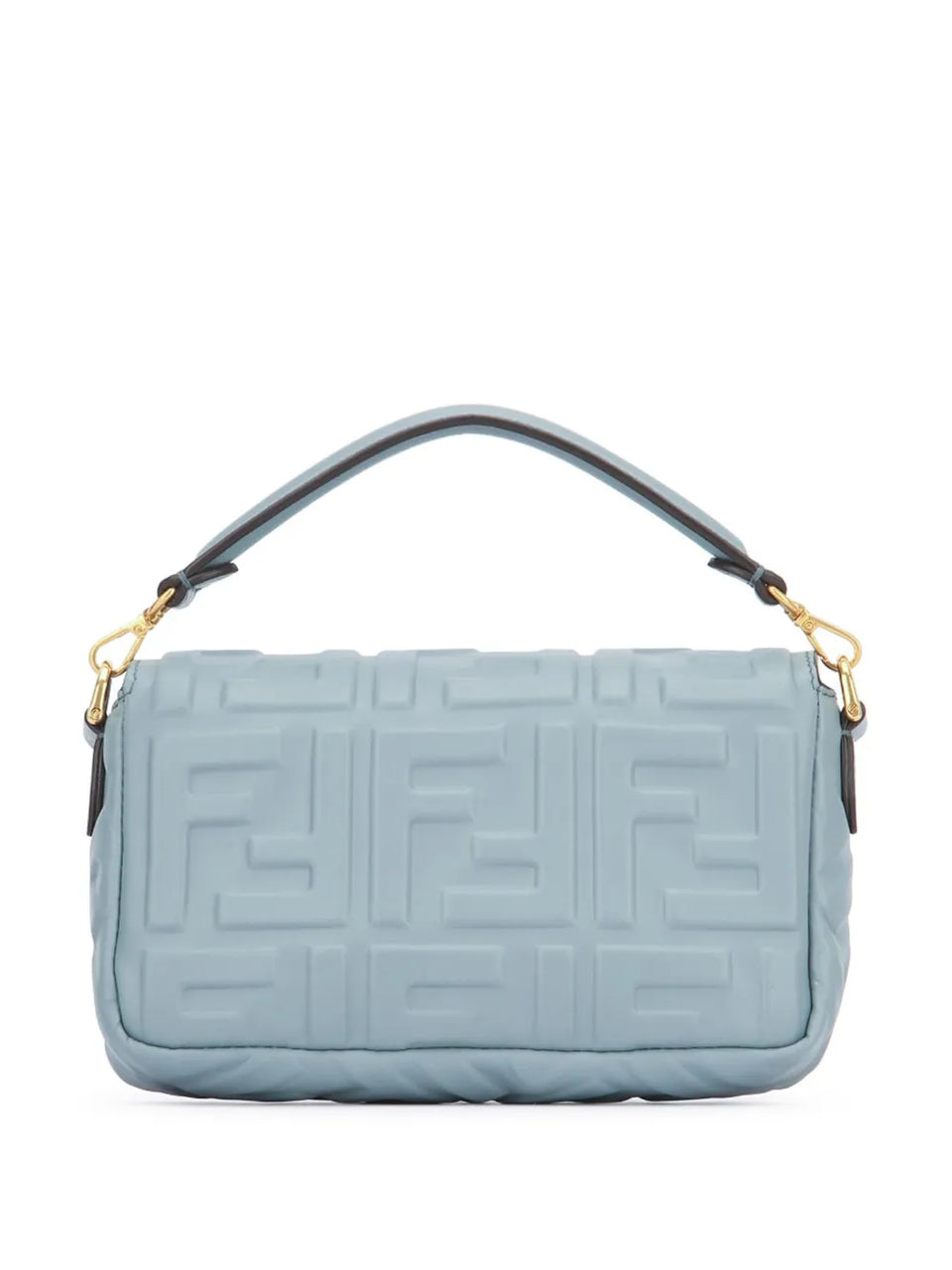 mini Baguette embossed-logo shoulder bag